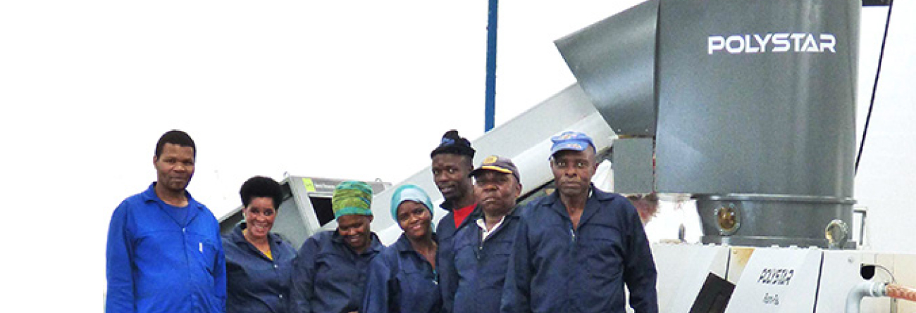 South African Recycler Chose a Cutter Compactor Plastic Pelletizer